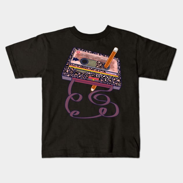 80s retro fashion , mixtape Kids T-Shirt by BAB